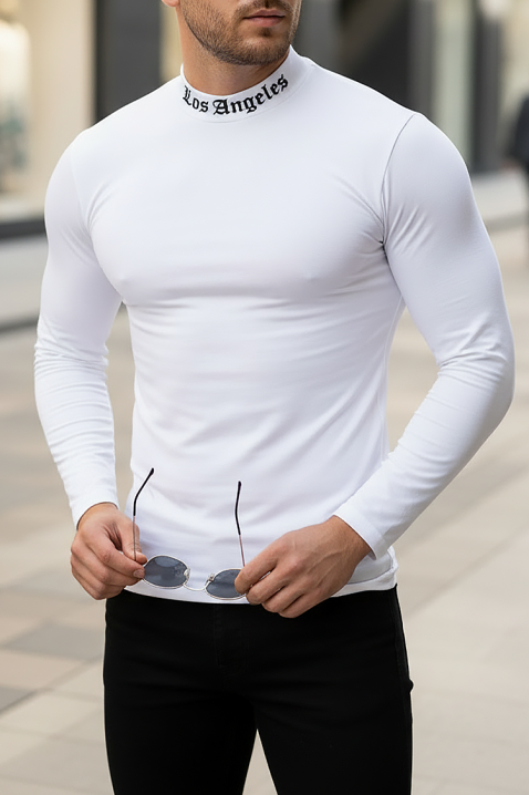 Ανδρική μπλούζα BENOTO WHITE, Χρώμα: άσπρο, IVET.EU - Εκπτώσεις έως -80%