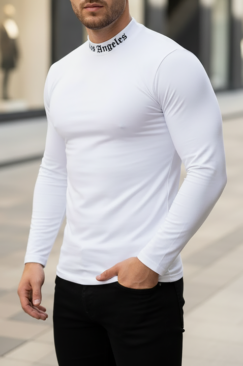 Ανδρική μπλούζα BENOTO WHITE, Χρώμα: άσπρο, IVET.EU - Εκπτώσεις έως -80%