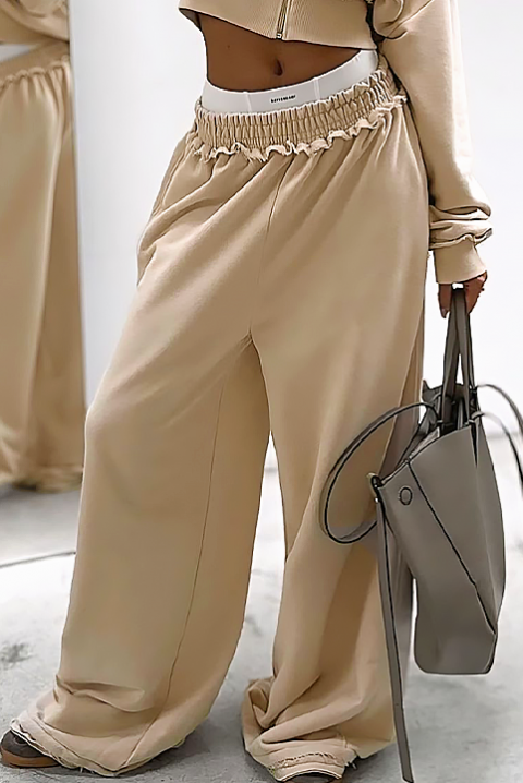 Αθλητικό σετ MARIALDA BEIGE, Χρώμα: μπεζ, IVET.EU - Εκπτώσεις έως -80%