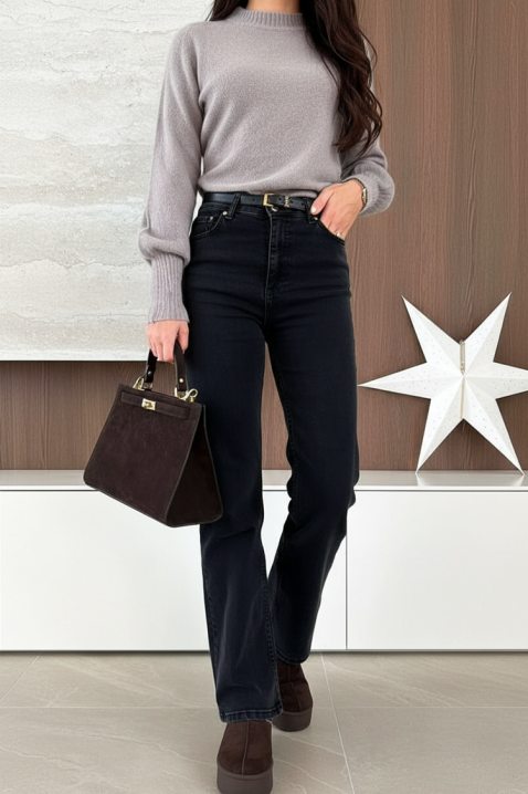 Τζιν ZALVREDA, Χρώμα: μαύρο, IVET.EU - Εκπτώσεις έως -80%