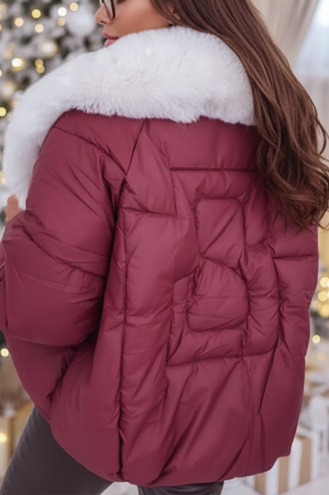 Μπουφάν BREZILA, Χρώμα: μπορντό, IVET.EU - Εκπτώσεις έως -80%