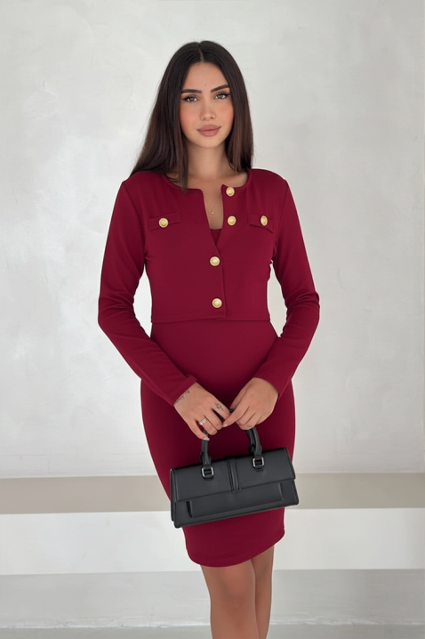 Σύνολο FLORDENA, Χρώμα: μπορντό, IVET.EU - Εκπτώσεις έως -80%