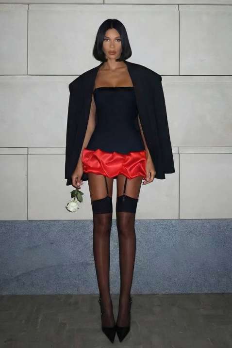 Φόρεμα STREVOLZA RED, Χρώμα: κόκκινο, IVET.EU - Εκπτώσεις έως -80%