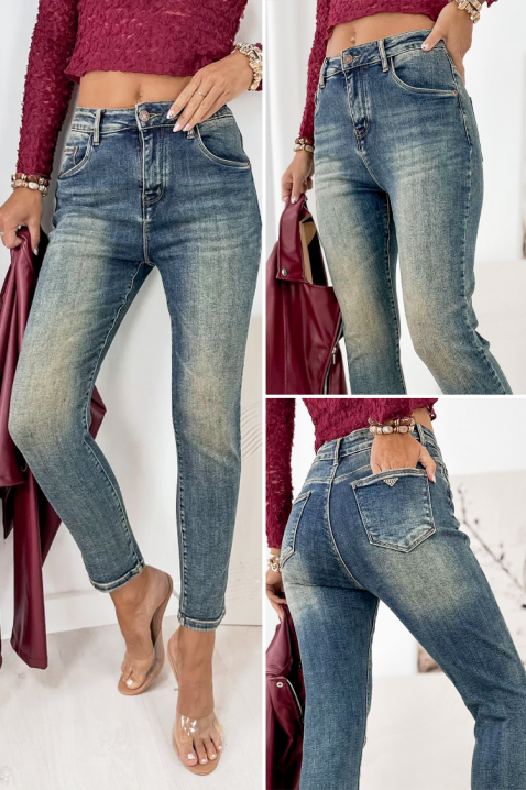 Τζιν ESMERZANA, Χρώμα: Γαλάζιο, IVET.EU - Εκπτώσεις έως -80%