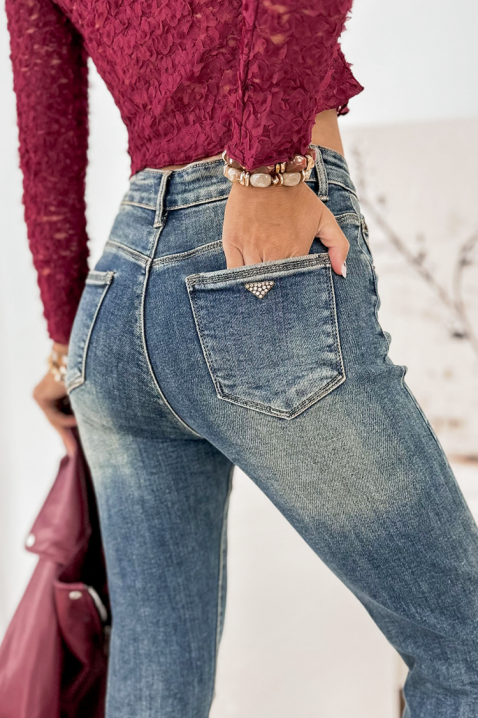 Τζιν ESMERZANA, Χρώμα: Γαλάζιο, IVET.EU - Εκπτώσεις έως -80%