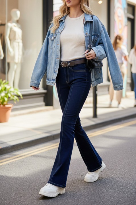 Τζιν ZAVRELDA, Χρώμα: σκούρο μπλε, IVET.EU - Εκπτώσεις έως -80%