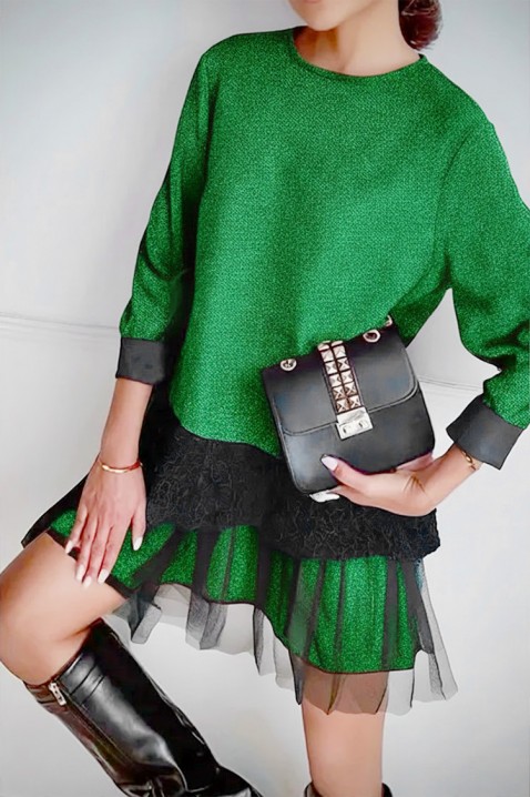 Φόρεμα SERFIOVA GREEN, Χρώμα: πράσινο, IVET.EU - Εκπτώσεις έως -80%