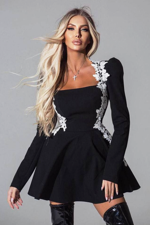 Φόρεμα FLORILDA, Χρώμα: μαύρο, IVET.EU - Εκπτώσεις έως -80%