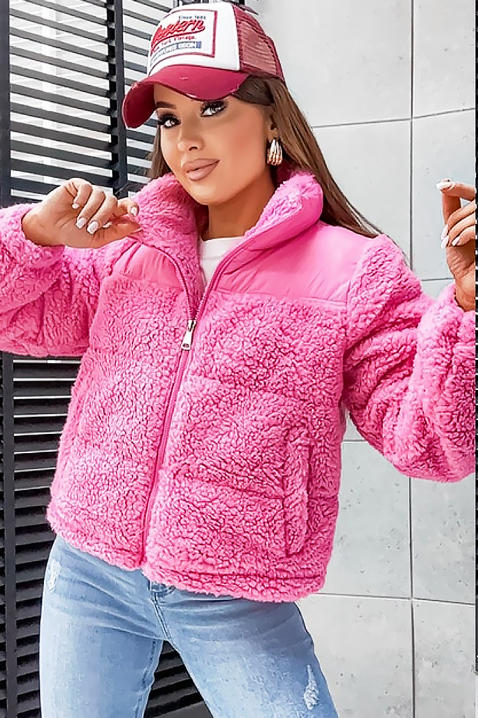 Μπουφάν NIKOLZA, Χρώμα: ροζ, IVET.EU - Εκπτώσεις έως -80%