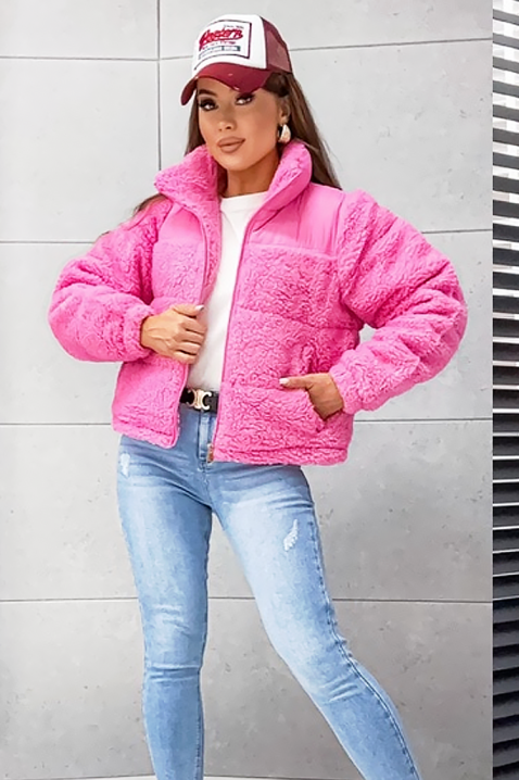 Μπουφάν NIKOLZA, Χρώμα: ροζ, IVET.EU - Εκπτώσεις έως -80%