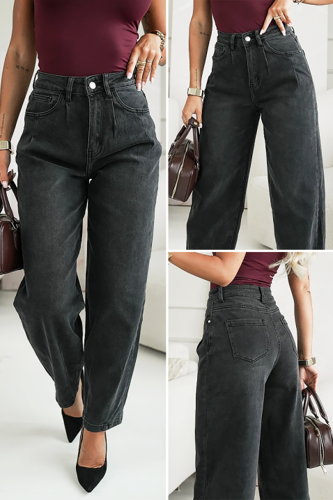 Τζιν DELVIA, Χρώμα: μαύρο, IVET.EU - Εκπτώσεις έως -80%