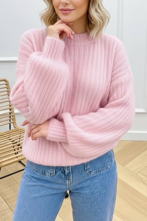 Πουλόβερ DROVELDA PUDRA, Χρώμα: πούδρα, IVET.EU - Εκπτώσεις έως -80%