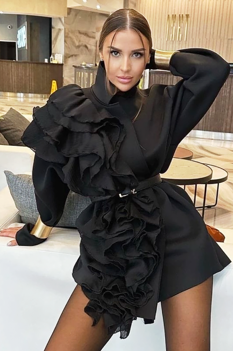 Φόρεμα BELOVETA, Χρώμα: μαύρο, IVET.EU - Εκπτώσεις έως -80%