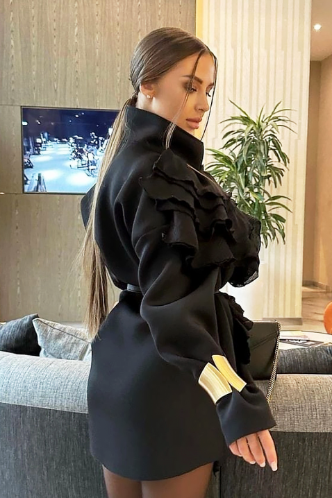 Φόρεμα BELOVETA, Χρώμα: μαύρο, IVET.EU - Εκπτώσεις έως -80%