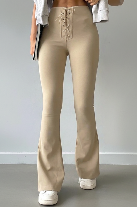 Παντελόνι BENDOLA BEIGE, Χρώμα: μπεζ, IVET.EU - Εκπτώσεις έως -80%