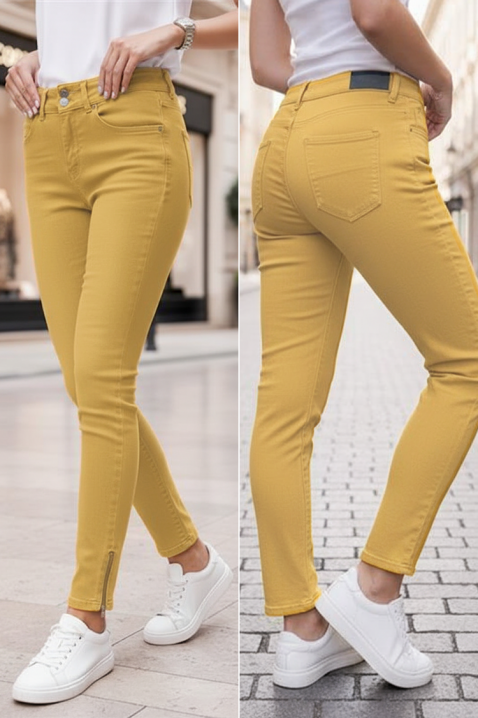 Τζιν KRIMIZA YELLOW, Χρώμα: κίτρινο, IVET.EU - Εκπτώσεις έως -80%