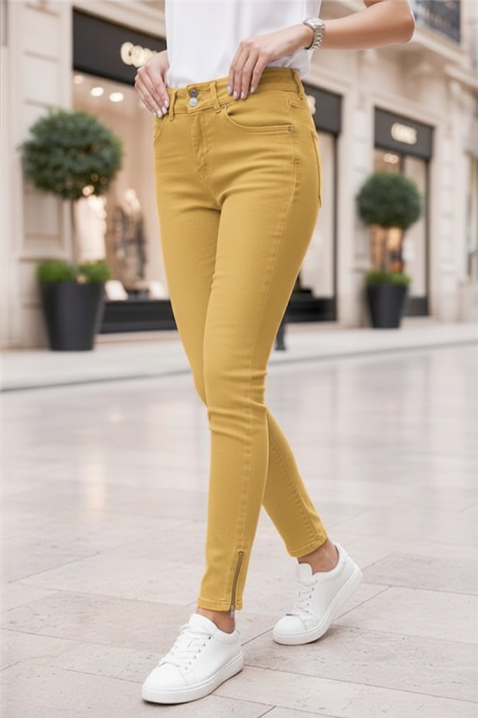 Τζιν KRIMIZA YELLOW, Χρώμα: κίτρινο, IVET.EU - Εκπτώσεις έως -80%