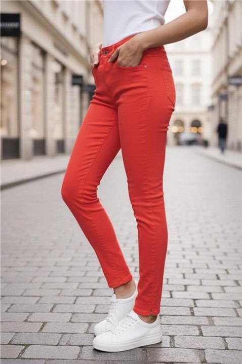 Τζιν KRIMIZA CORAL, Χρώμα: κοραλί, IVET.EU - Εκπτώσεις έως -80%