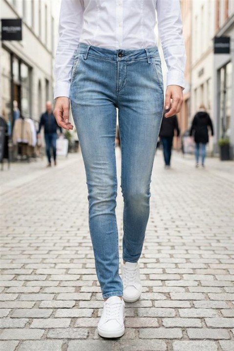 Τζιν OMLANGA, Χρώμα: μπλε, IVET.EU - Εκπτώσεις έως -80%