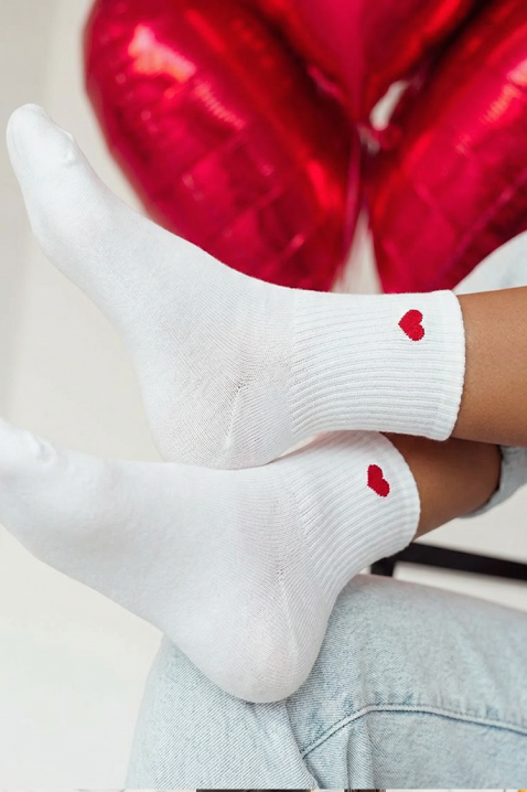 Κάλτσες SOLGERMA WHITE, Χρώμα: άσπρο, IVET.EU - Εκπτώσεις έως -80%