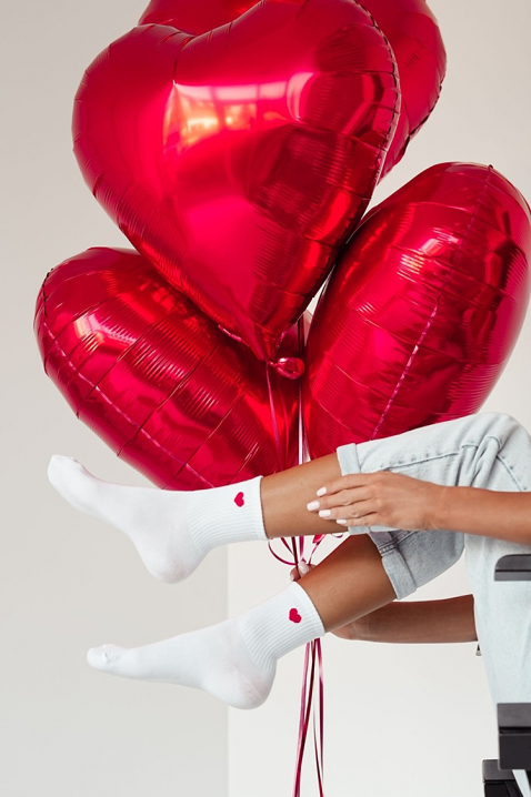 Κάλτσες SOLGERMA WHITE, Χρώμα: άσπρο, IVET.EU - Εκπτώσεις έως -80%