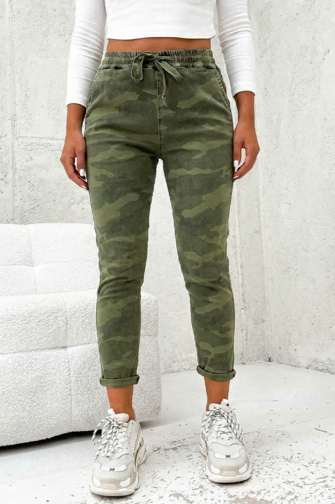 Τζιν KAFLUNZA, Χρώμα: καμουφλάζ , IVET.EU - Εκπτώσεις έως -80%