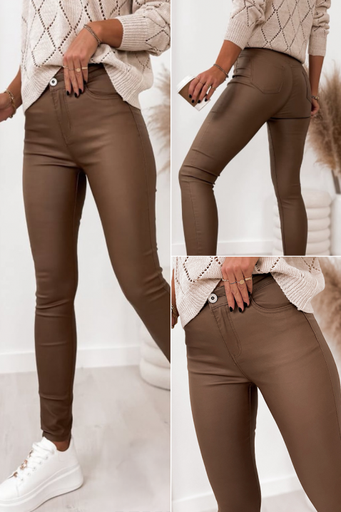 Παντελόνι BRAVOLZA, Χρώμα: καφέ, IVET.EU - Εκπτώσεις έως -80%