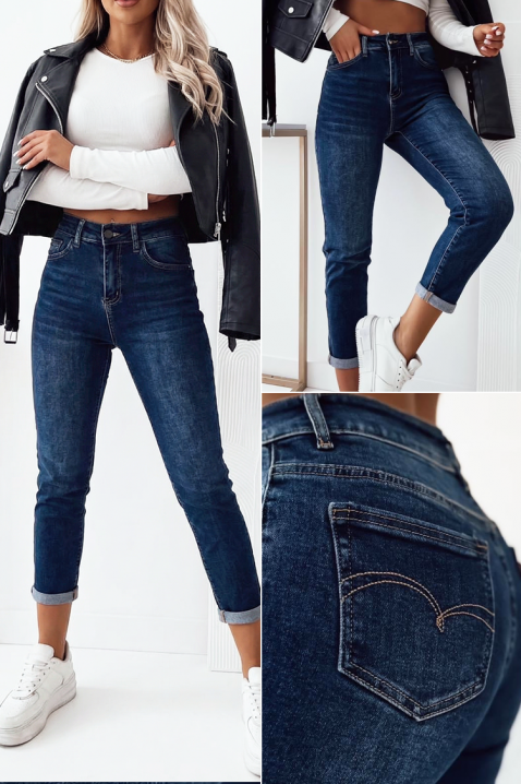 Τζιν OLIVANA, Χρώμα: σκούρο μπλε, IVET.EU - Εκπτώσεις έως -80%