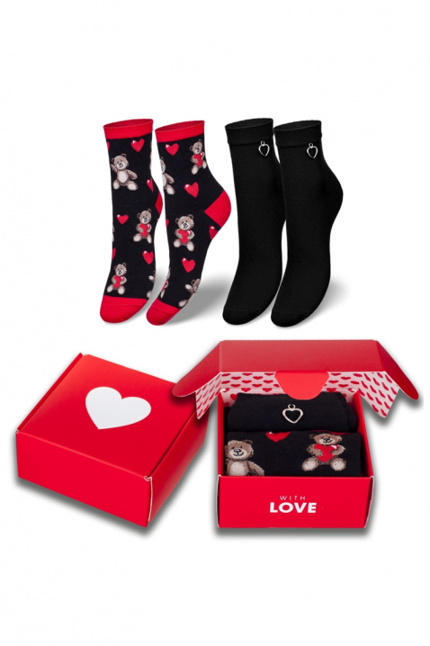 Σετ γυναικείες κάλτσες EMIOLNA, Χρώμα: μαύρο, IVET.EU - Εκπτώσεις έως -80%