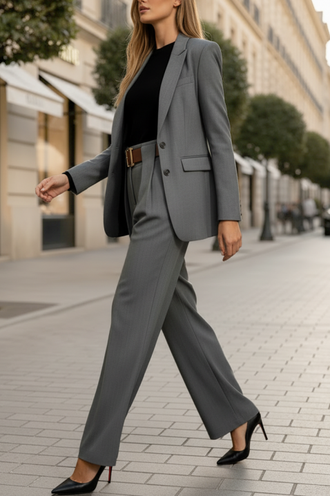 Σακάκι BLEFIDA, Χρώμα: γκρι, IVET.EU - Εκπτώσεις έως -80%