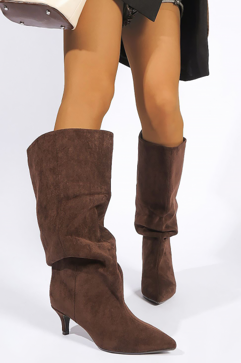 Μπότες ZANDEFA BROWN, Χρώμα: καφέ, IVET.EU - Εκπτώσεις έως -80%