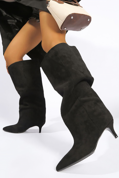 Μπότες ZANDEFA BLACK, Χρώμα: μαύρο, IVET.EU - Εκπτώσεις έως -80%