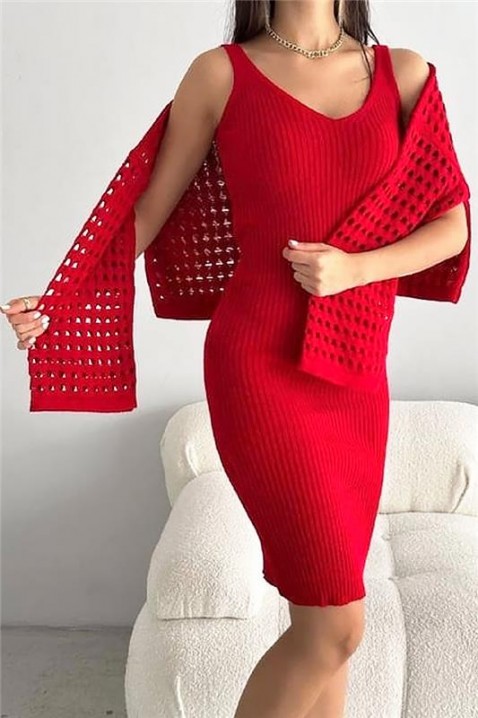 Σύνολο MUGLERA, Χρώμα: κόκκινο, IVET.EU - Εκπτώσεις έως -80%