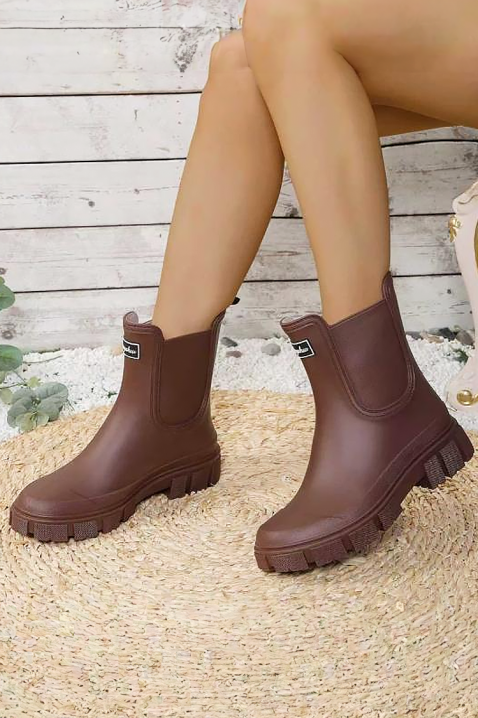 Γυναικεία μποτάκια ZERFIOGA, Χρώμα: καφέ, IVET.EU - Εκπτώσεις έως -80%