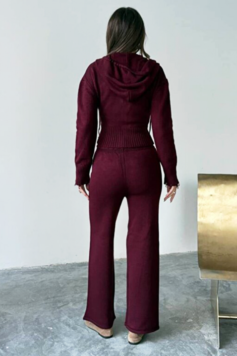 Σύνολο MINOLZA BORDO, Χρώμα: μπορντό, IVET.EU - Εκπτώσεις έως -80%