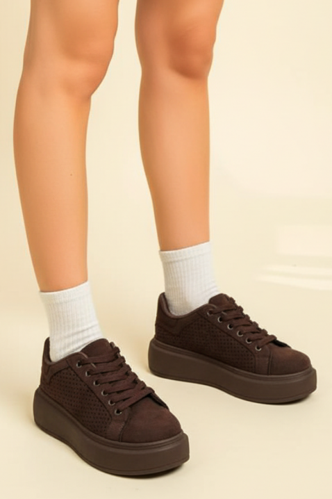 Γυναικεία παπούτσια DALVENDRA, Χρώμα: καφέ, IVET.EU - Εκπτώσεις έως -80%