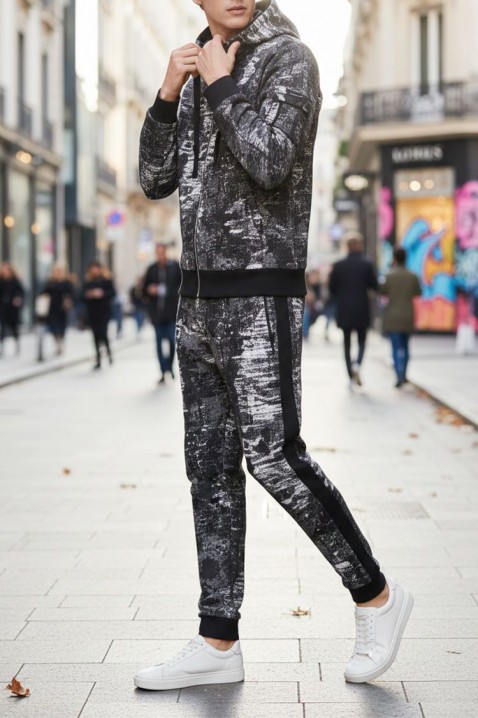 Ανδρικό σύνολο MORODO BLACK, Χρώμα: μαύρο, IVET.EU - Εκπτώσεις έως -80%