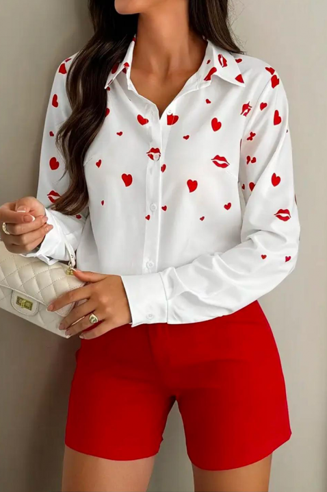 Γυναικείο πουκάμισο KLENDILA, Χρώμα: άσπρο, IVET.EU - Εκπτώσεις έως -80%