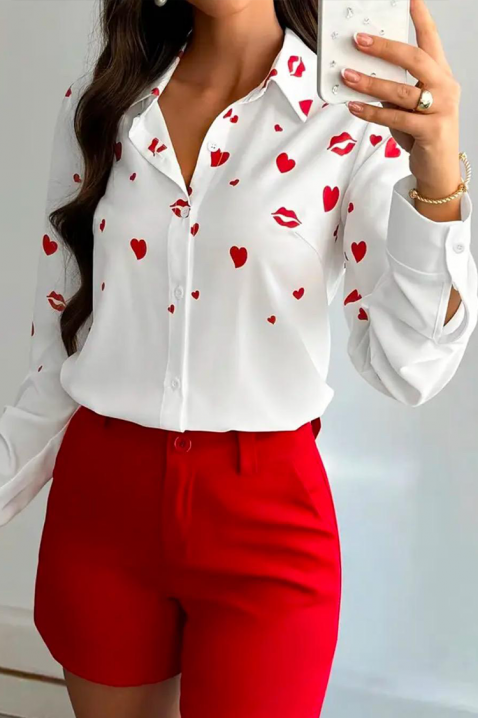 Γυναικείο πουκάμισο KLENDILA, Χρώμα: άσπρο, IVET.EU - Εκπτώσεις έως -80%