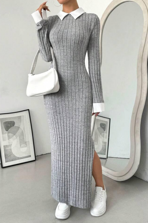 Φόρεμα DANVELA, Χρώμα: γκρι, IVET.EU - Εκπτώσεις έως -80%