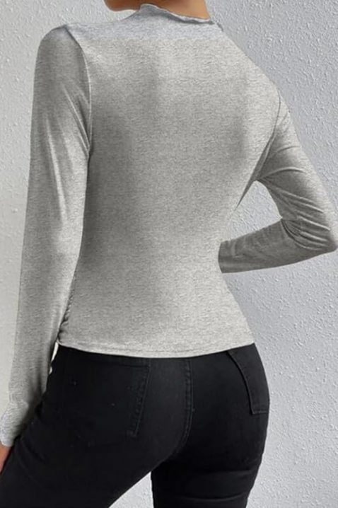 Γυναικεία μπλούζα ALRONDA GREY, Χρώμα: γκρι, IVET.EU - Εκπτώσεις έως -80%