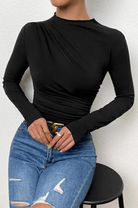 Γυναικεία μπλούζα ALRONDA BLACK, Χρώμα: μαύρο, IVET.EU - Εκπτώσεις έως -80%