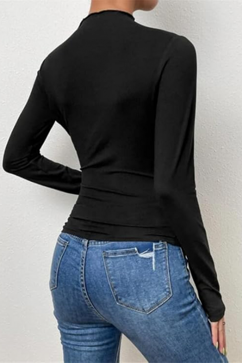 Γυναικεία μπλούζα ALRONDA BLACK, Χρώμα: μαύρο, IVET.EU - Εκπτώσεις έως -80%