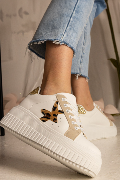 Γυναικεία παπούτσια ZVEZDILZA, Χρώμα: άσπρο, IVET.EU - Εκπτώσεις έως -80%