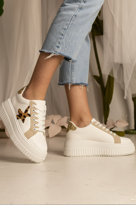 Γυναικεία παπούτσια ZVEZDILZA, Χρώμα: άσπρο, IVET.EU - Εκπτώσεις έως -80%