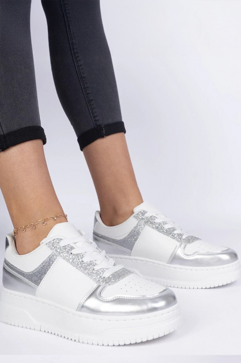 Γυναικεία παπούτσια MLAVELDA SILVER, Χρώμα: ασημί, IVET.EU - Εκπτώσεις έως -80%