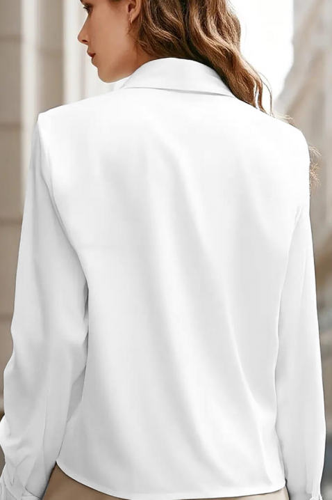 Γυναικείο πουκάμισο ZARFILA, Χρώμα: άσπρο, IVET.EU - Εκπτώσεις έως -80%