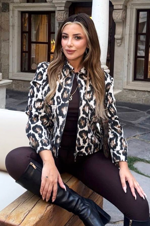 Μπουφάν VOLTIGA, Χρώμα: λεοπάρ, IVET.EU - Εκπτώσεις έως -80%