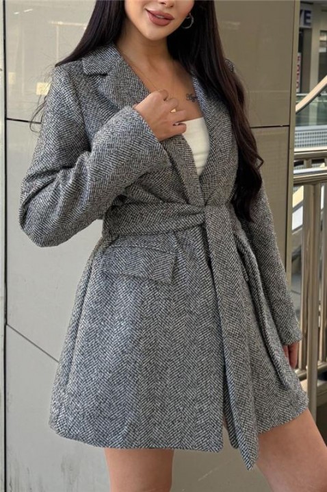 Σακάκι ELNIZIYA, Χρώμα: γκρι, IVET.EU - Εκπτώσεις έως -80%