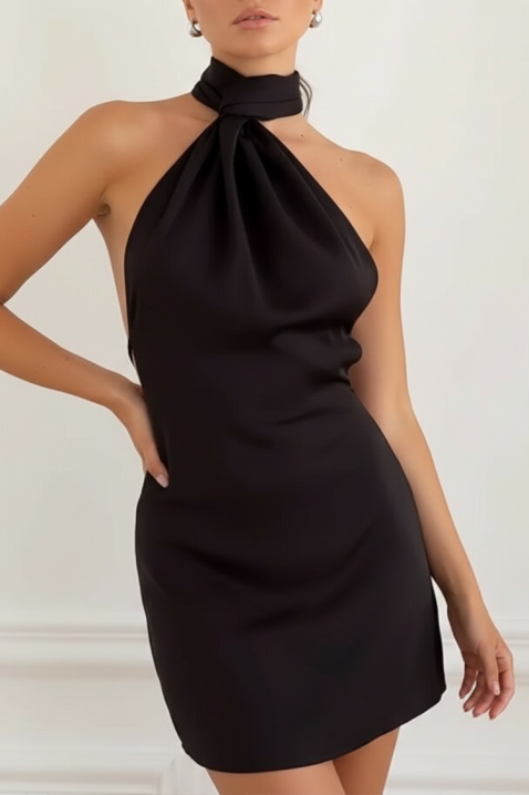 Φόρεμα TEROLGA BLACK, Χρώμα: μαύρο, IVET.EU - Εκπτώσεις έως -80%